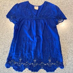 Anthropologie Vanessa Virginia Embroidered Blouse
